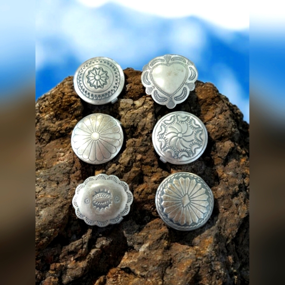 Button Covers [6 Pieces], Silver, .5" , Elevate Your Wardrobe.